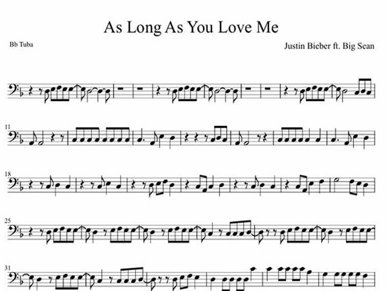 Justin Bieber - As Long As You Love