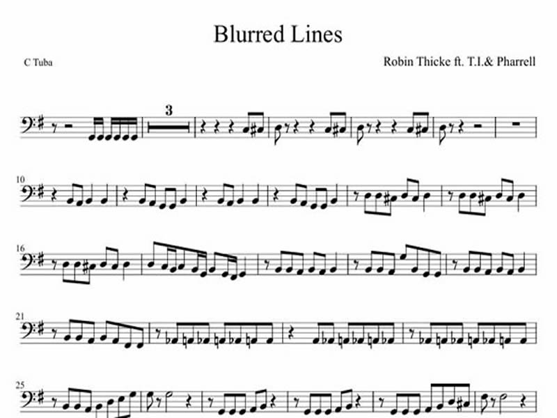 Robin Thicke & Pharrell - Blurred Lines