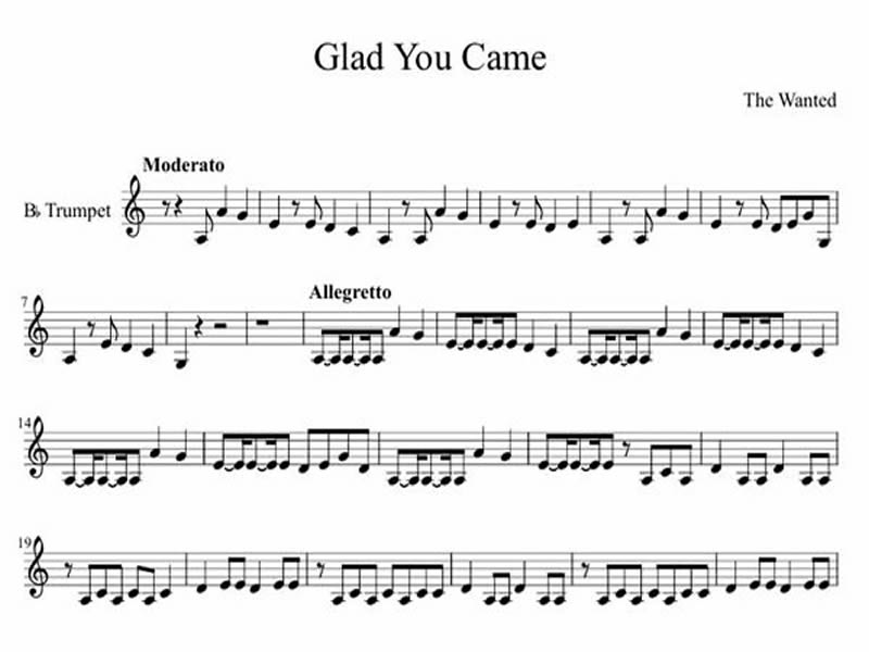 The Wanted - Glad You Came